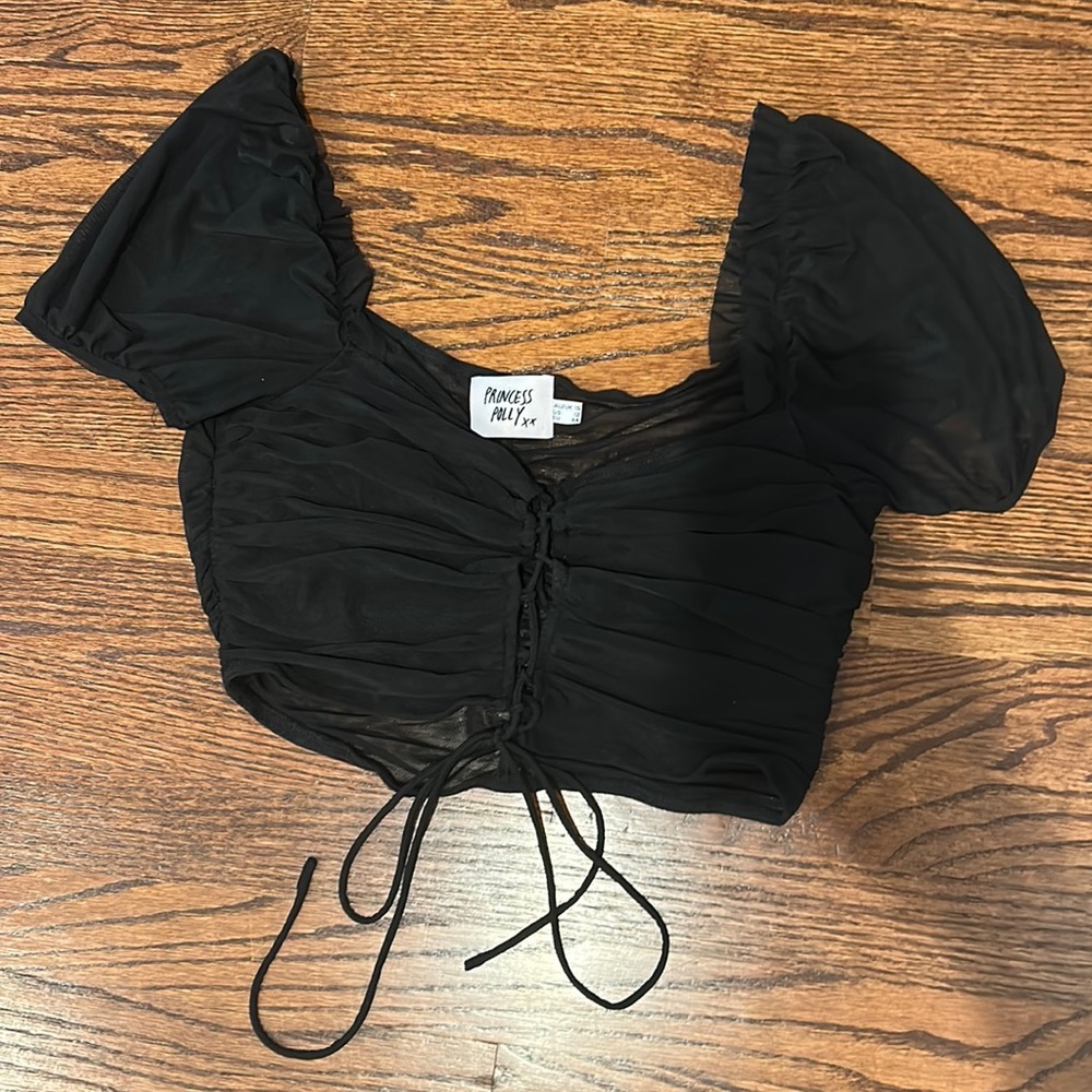 Princess Polly tie front shirt